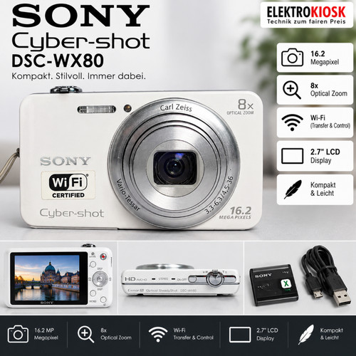 Sony cyber shot - cyber-shot, dsc-wx80