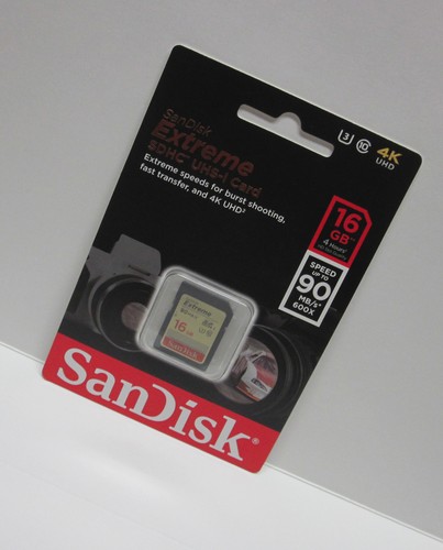 Scheda sandisk 16g extreme - sd,